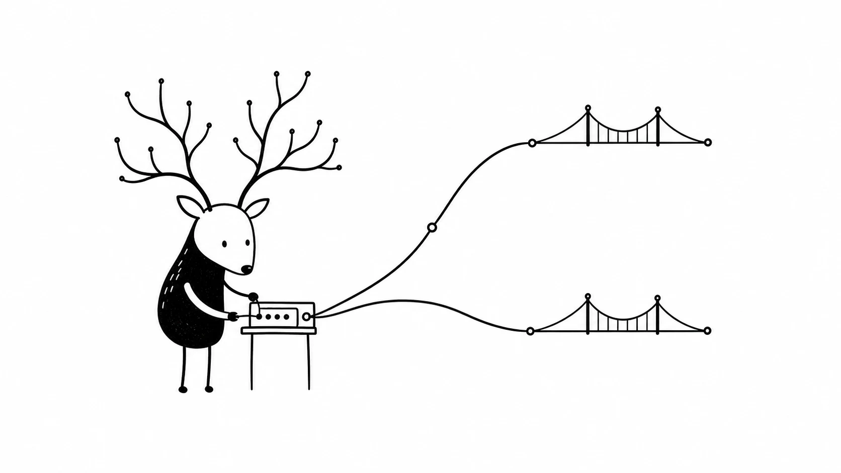 White-Face Xiaolu connects a local routing machine to two independent upstream bridges, keeping the paths separate and visible.