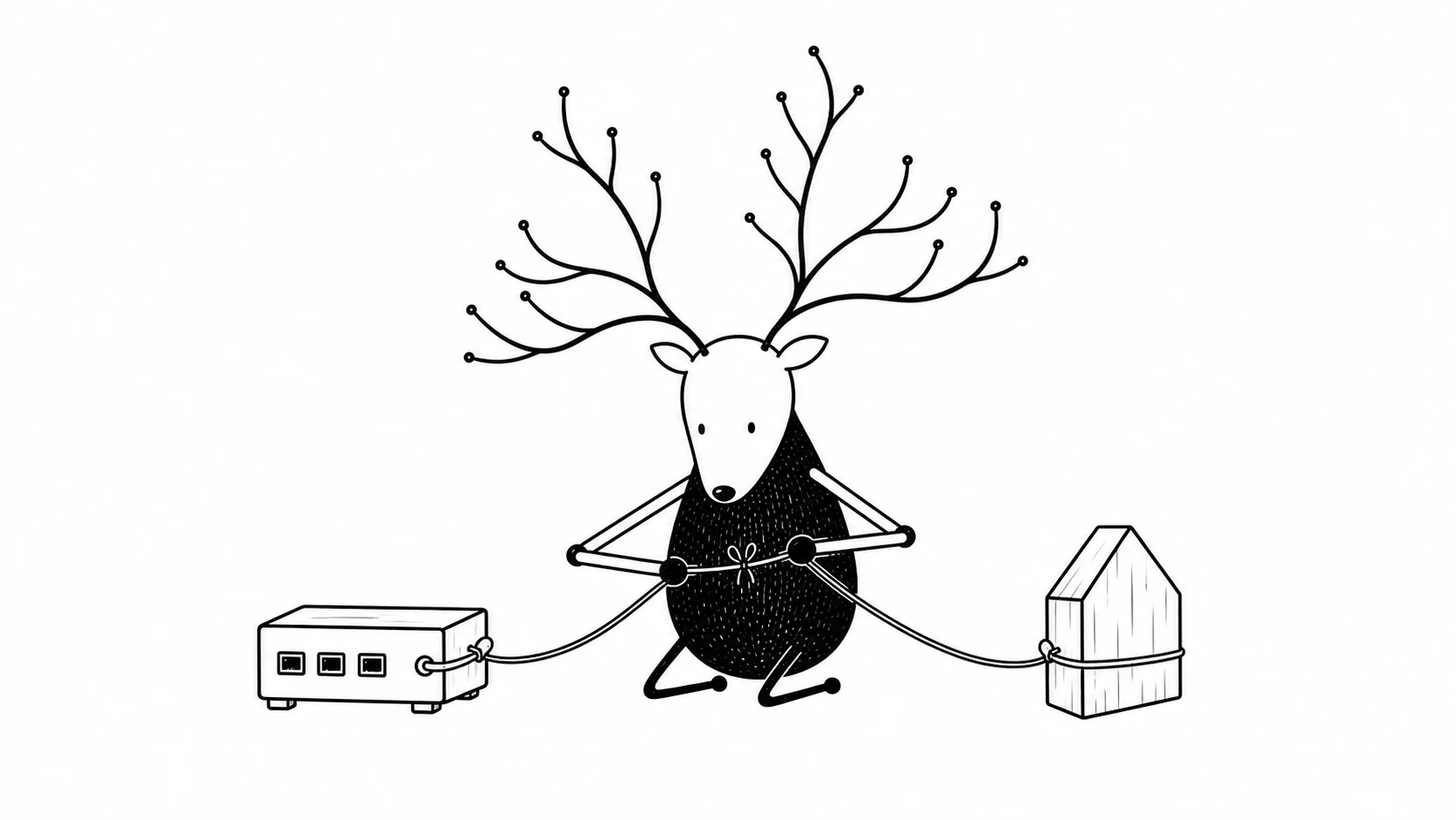 White-Face Xiaolu connects a routing machine and a separate address destination.