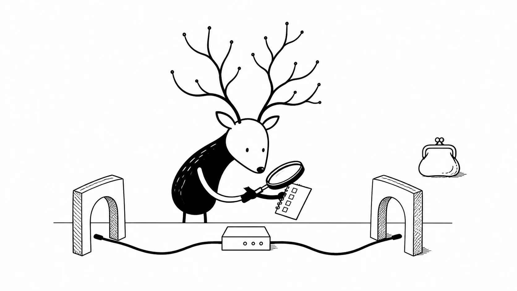White-Face Xiaolu checks two independent routing paths and a readiness checklist before looking at price.