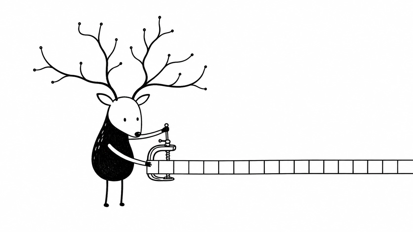 White-Face Xiaolu clamps the leading cells of a long continuous address ribbon, separating the fixed part of a prefix from the open range.