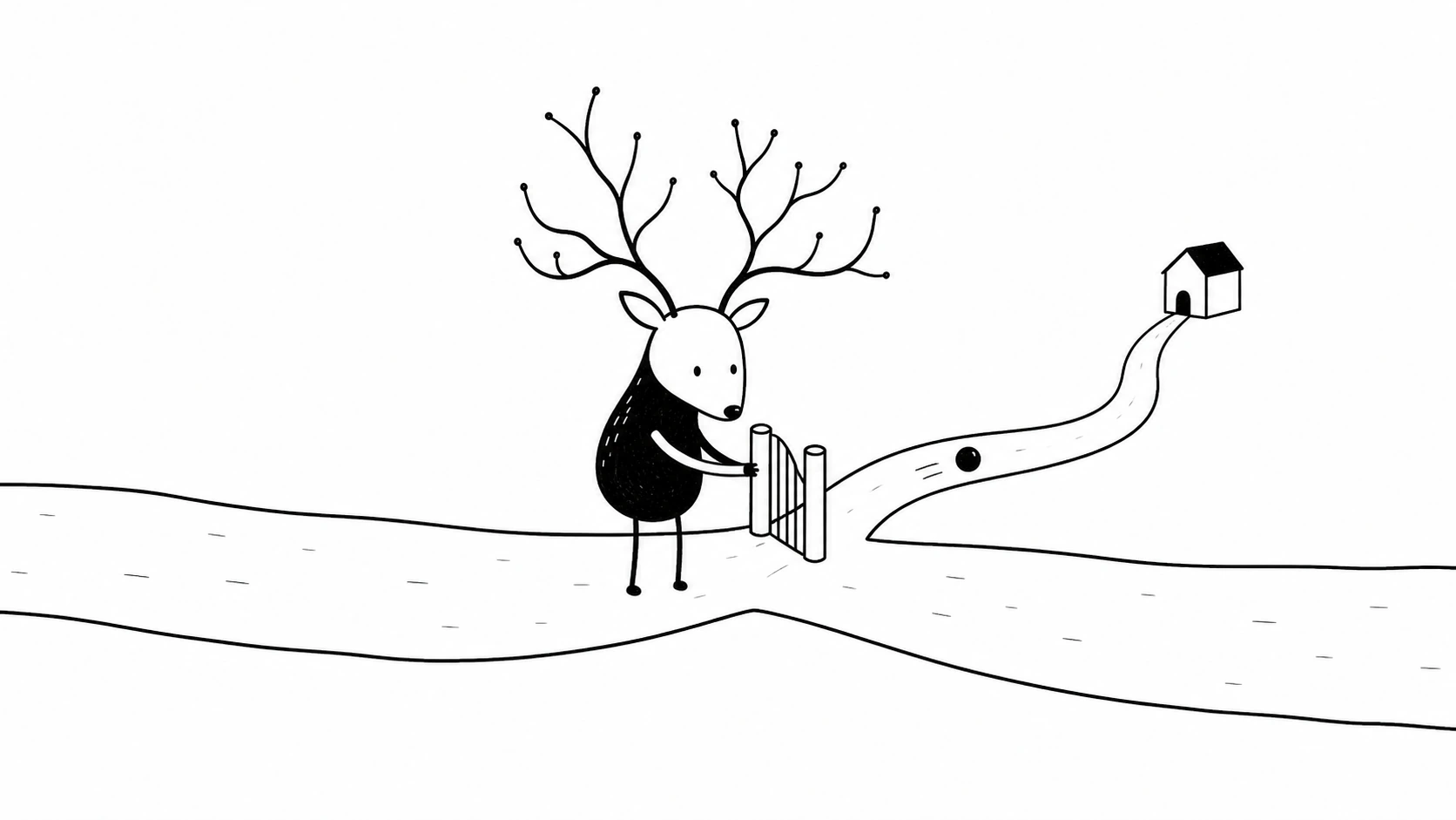 White-Face Xiaolu opens a gate on the narrow branch of a broad route, sending one packet along the more specific path.