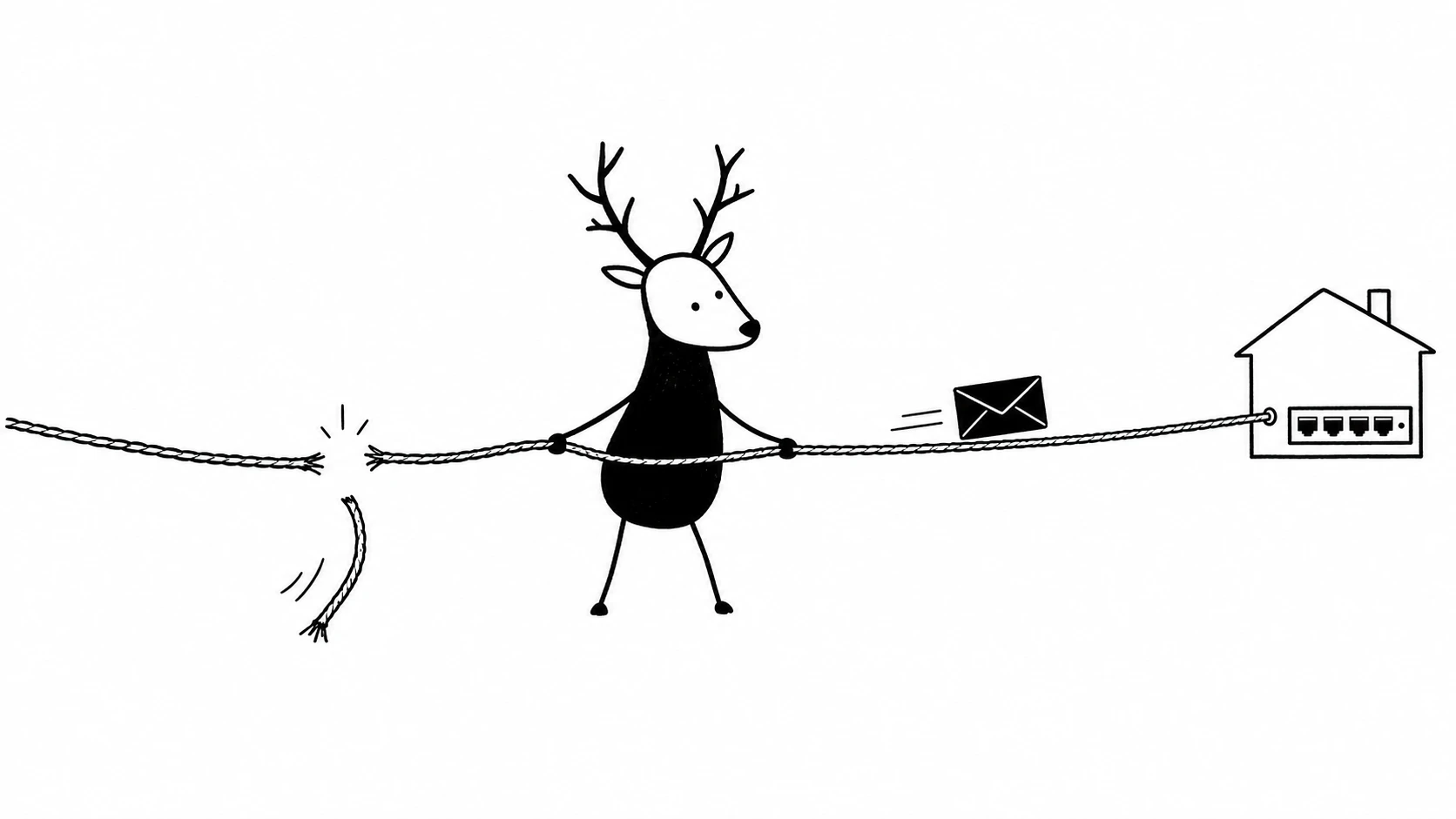 White-Face Xiaolu keeps a message moving along one route after the parallel route breaks.